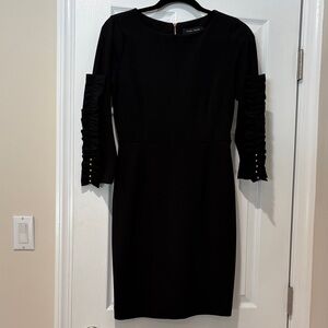 Ivanka Trump Black Long Sleeve Dress